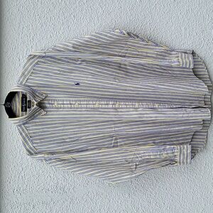 RALPH LAUREN sz L BLAKE button down oxford dress shirt 100% COTTON